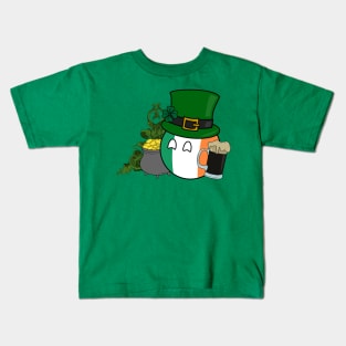 Polandball - Ireland on St. Patrick's Day Kids T-Shirt